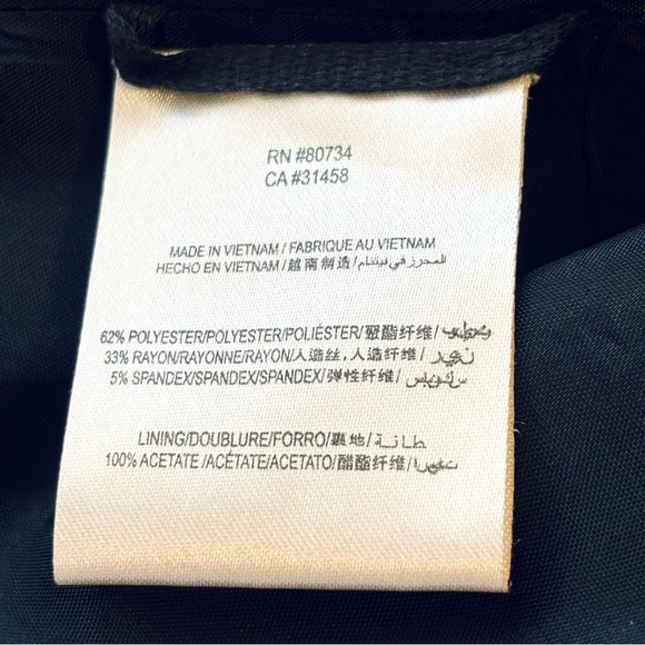 BCBCMaxAzria Black Paper Bag Skirt with Pockets Size 4 - Picture 5 of 5